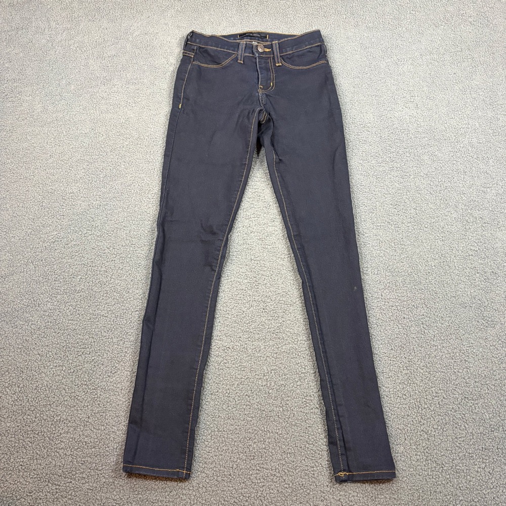Flying Monkey Jeans Womens 24 Blue L7400N Skinny Stretch Dark Wash Made in USA